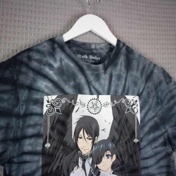Black Butler Tie Dye Sebastian Wings Tee Large - Picture 3 of 8